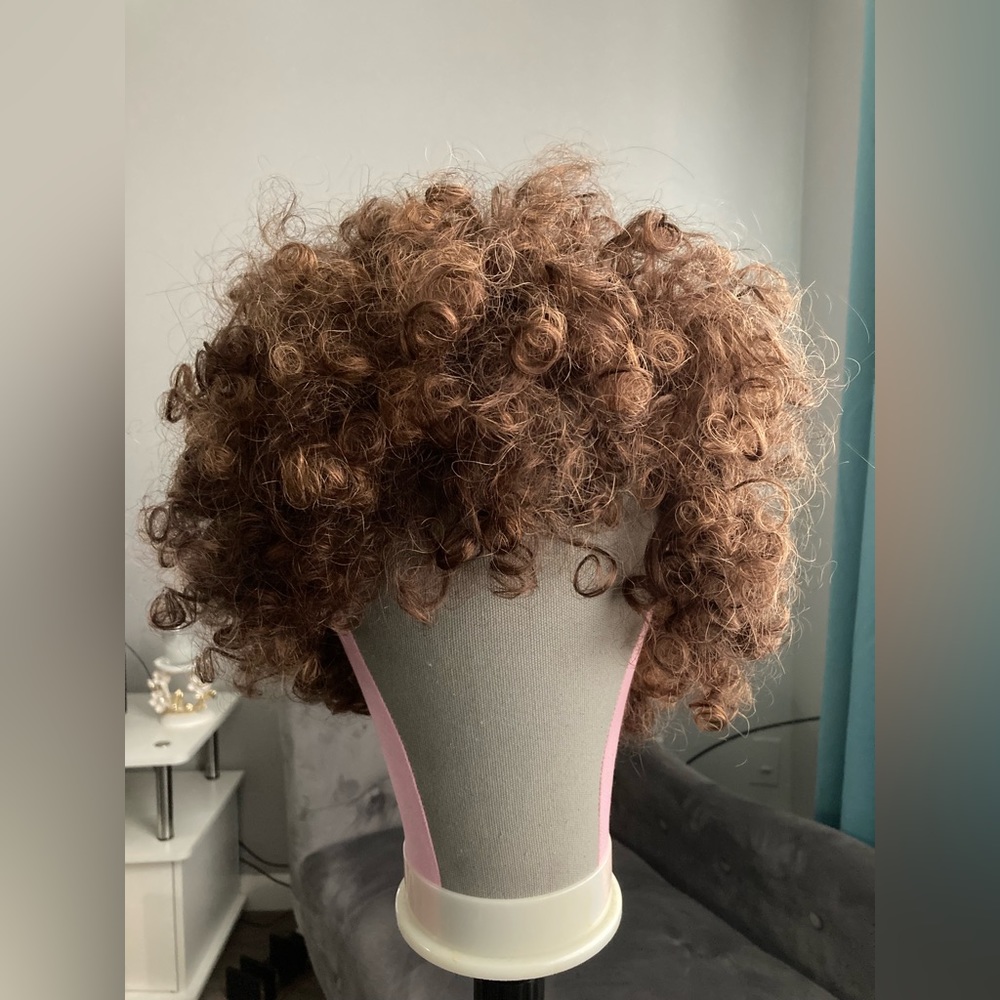 Human Hair Afro Wig